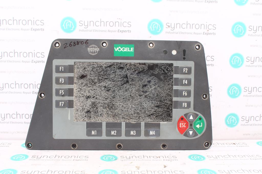 VOGELE PAVER MAIN DISPLAY
