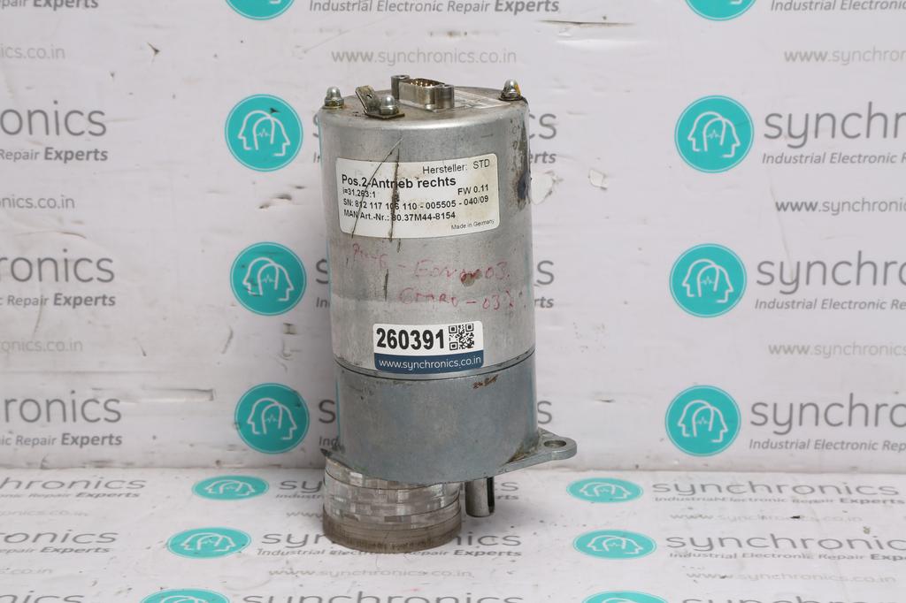 Thickness Motor Position 2 - Drive Right