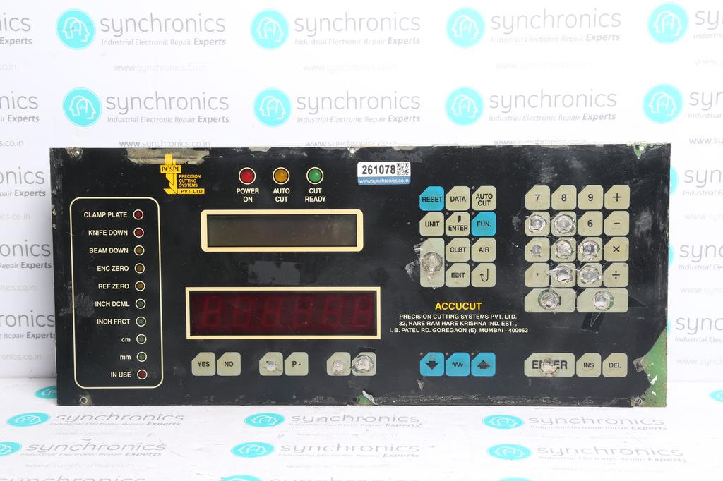 OPERATOR PANEL ACCUCUT