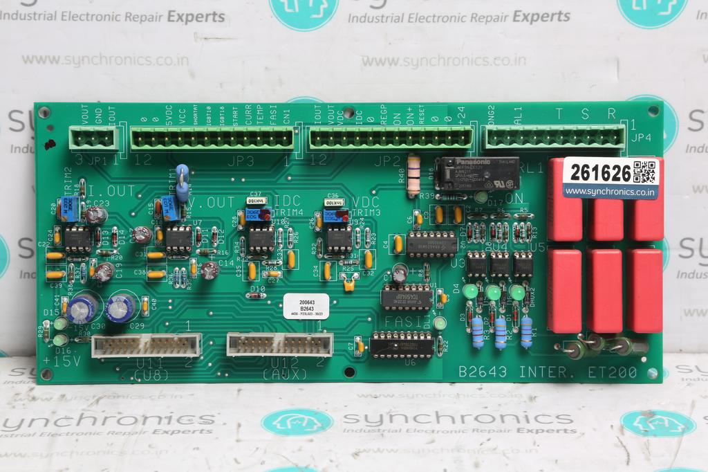 ANALOG INPUT OUTPUT BOARD B2643