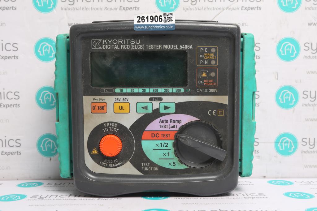 KYORITSU 5406A Digital RCD Earth Leakage Circuit Breaker Tester