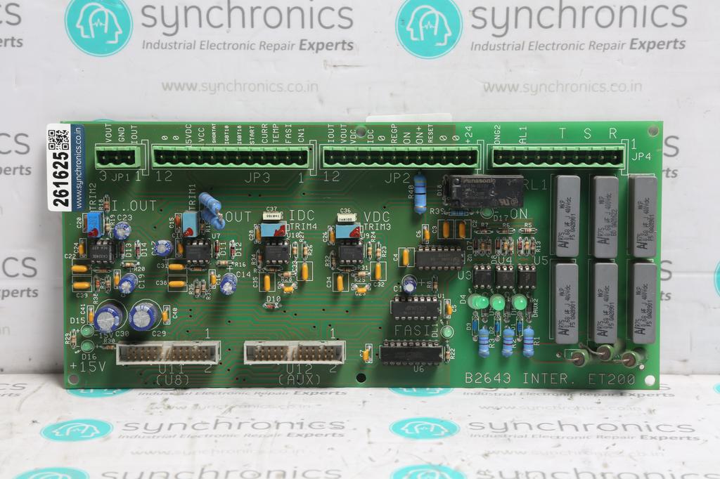 ANALOG INPUT OUTPUT BOARD B2643