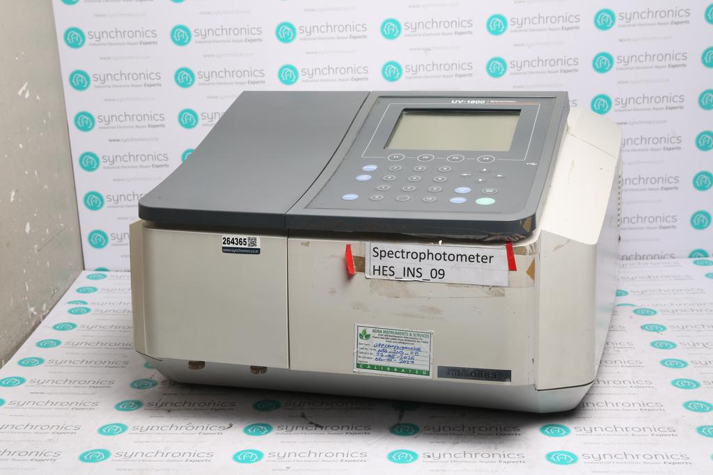 UV SPECTROPHOTOMETER UV-1800