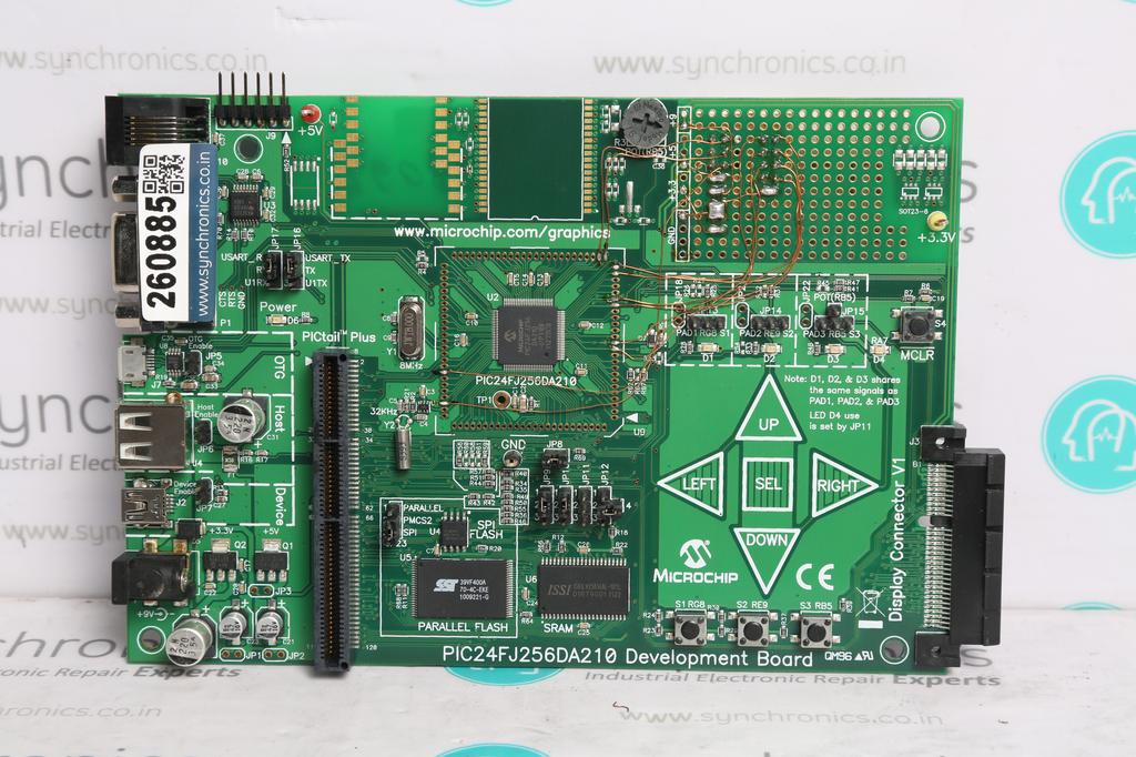 DEVELOPMENT BOARD PIC24FJ256DA210