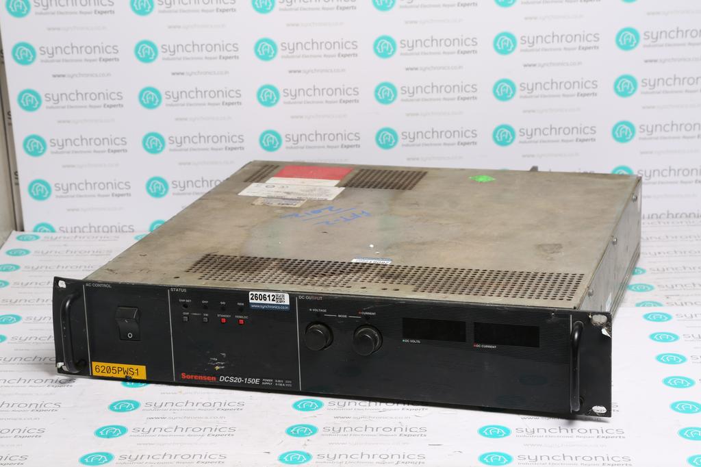 SORENSEN PROGRAMMABLE DC POWER SUPPLY DCS20-150EM51A