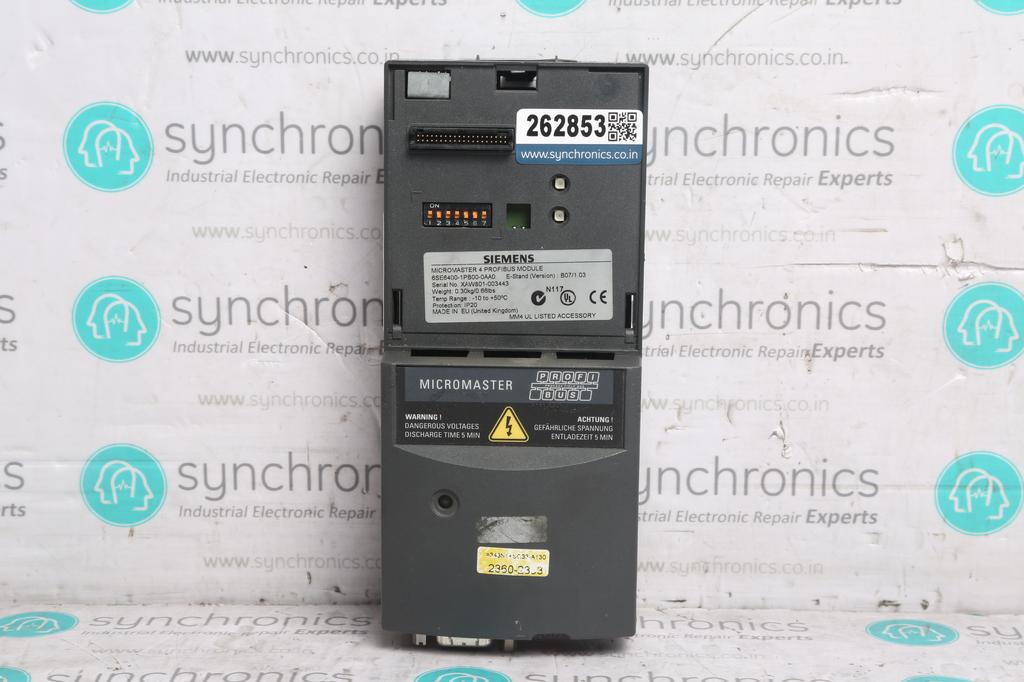 MICROMASTER 4 PROFIBUS MODULE 6SE6400-1PB00-0AA0
