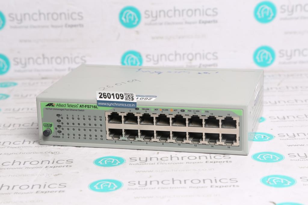 UNMANAGED FAST ETHERNET SWITCH AT-FS716L