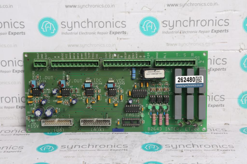 ANALOG INPUT OUTPUT BOARD B2643