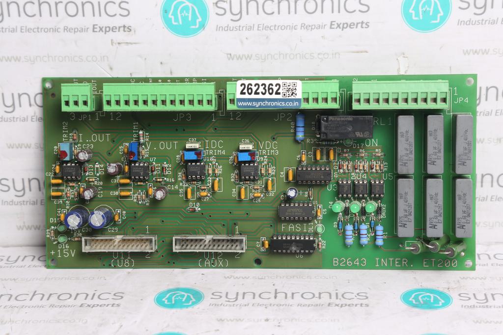 ANALOG INPUT OUTPUT BOARD B2643