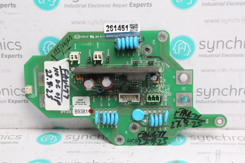 CORONA GENERATOR CHOPPER FIRING CARD B9381-5V
