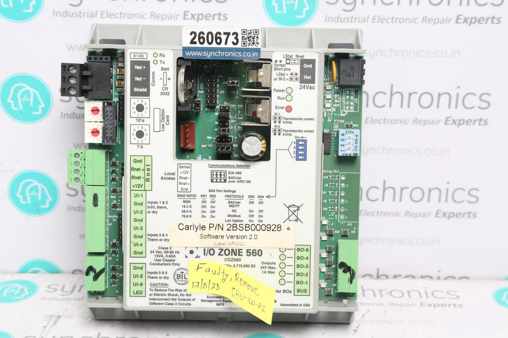 CONTROL MODULE IO ZONE 560