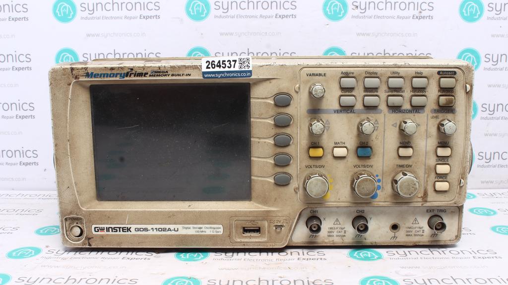 TWO CHANNEL DIGITAL STORAGE OSCILLOSCOPE GDS-1102A-U