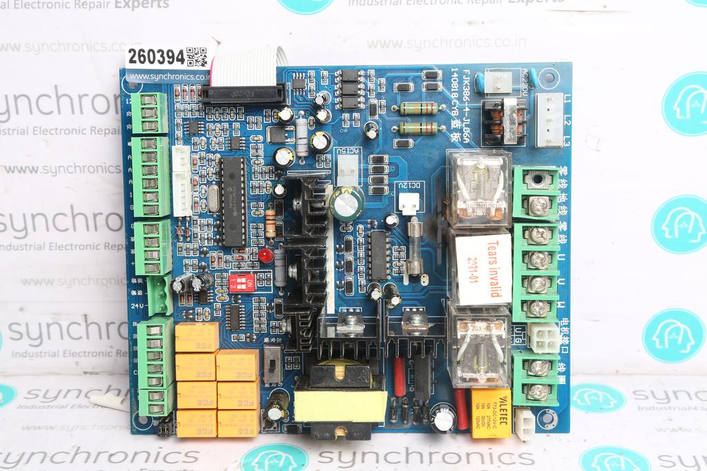 FIRE SHUTTER CONTROL CARD FJK386-4-JL06A