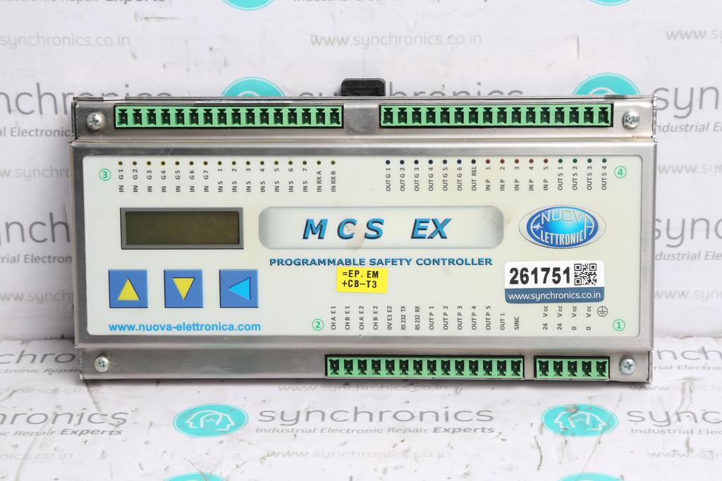 PROGRAMMABLE SAFETY CONTROLLER MCS EX