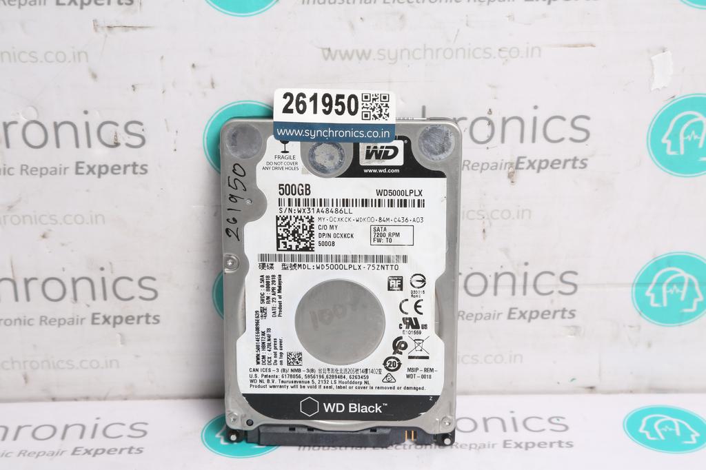INTERNAL HARD DRIVE WD5000LPLX-75ZNTT0