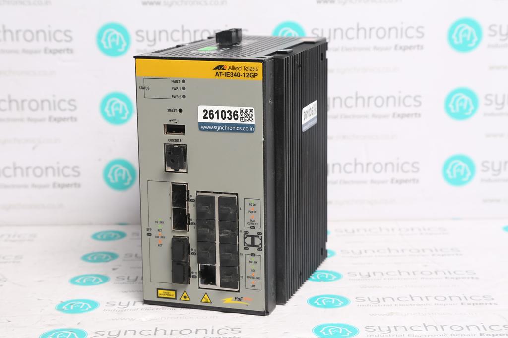 ETHERNET LAYER 3 SWITCH AT-IE340-12GP