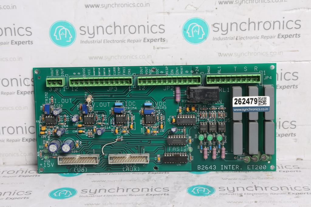 ANALOG INPUT OUTPUT BOARD B2643