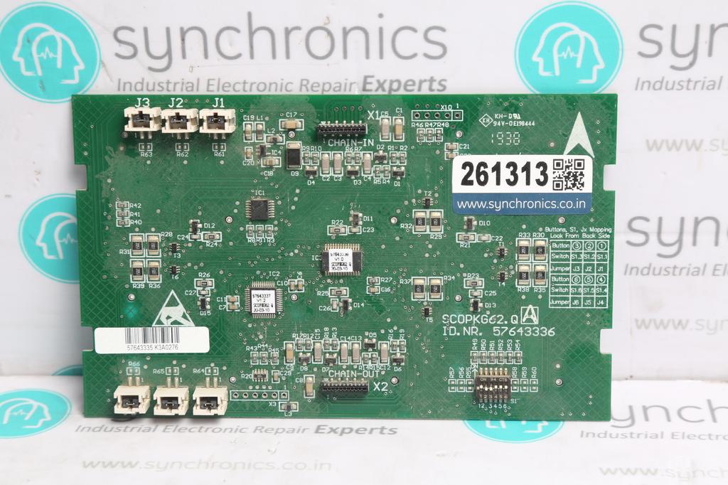 ELEVATOR BUTTON BOARD 57643336